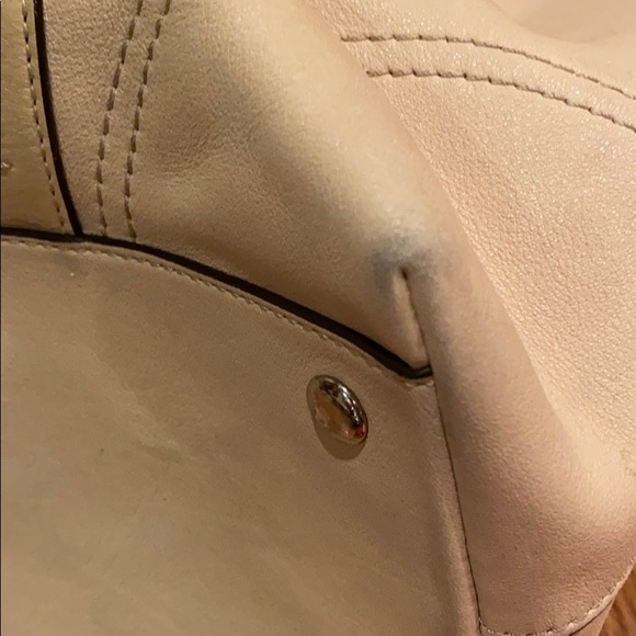 Coach cream colored leather tote bag - Picture 10 of 17
